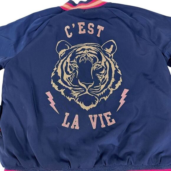 EPIC Threads Girls Small Lightweight Bomber Jacket Reversible - Picture 6 of 11